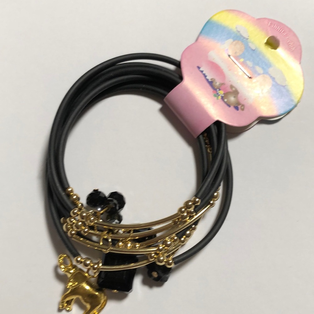 🖤⭐️💯Black bracelet set